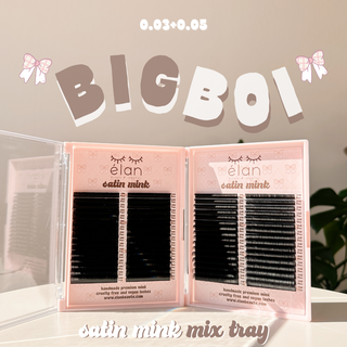 elan BIG BOI 0.03+0.05 SATIN MINK mix tray