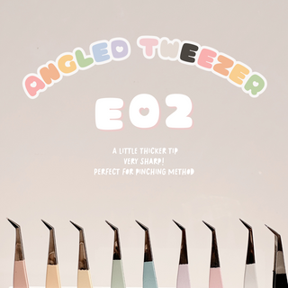 elan  E02 Angled Volume Tweezers