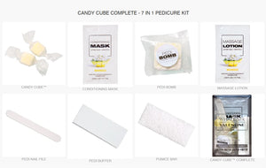 Candy Cube Complete, 7in1 Pedicure Kit  "Matcha Green Tea"