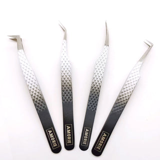Amorie Fiber Tip Lash Extension Tweezers