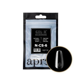 apres Gel-X® Natural Coffin Short Refill Bag