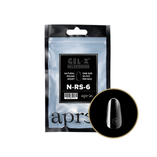 apres Gel-X® Natural Round Short Refill Bag