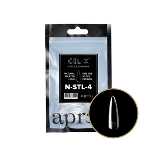 apres Gel-X® Natural Stiletto Long Refill Bag
