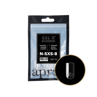 apres Gel-X® Natural Square Extra Short Refill Bag