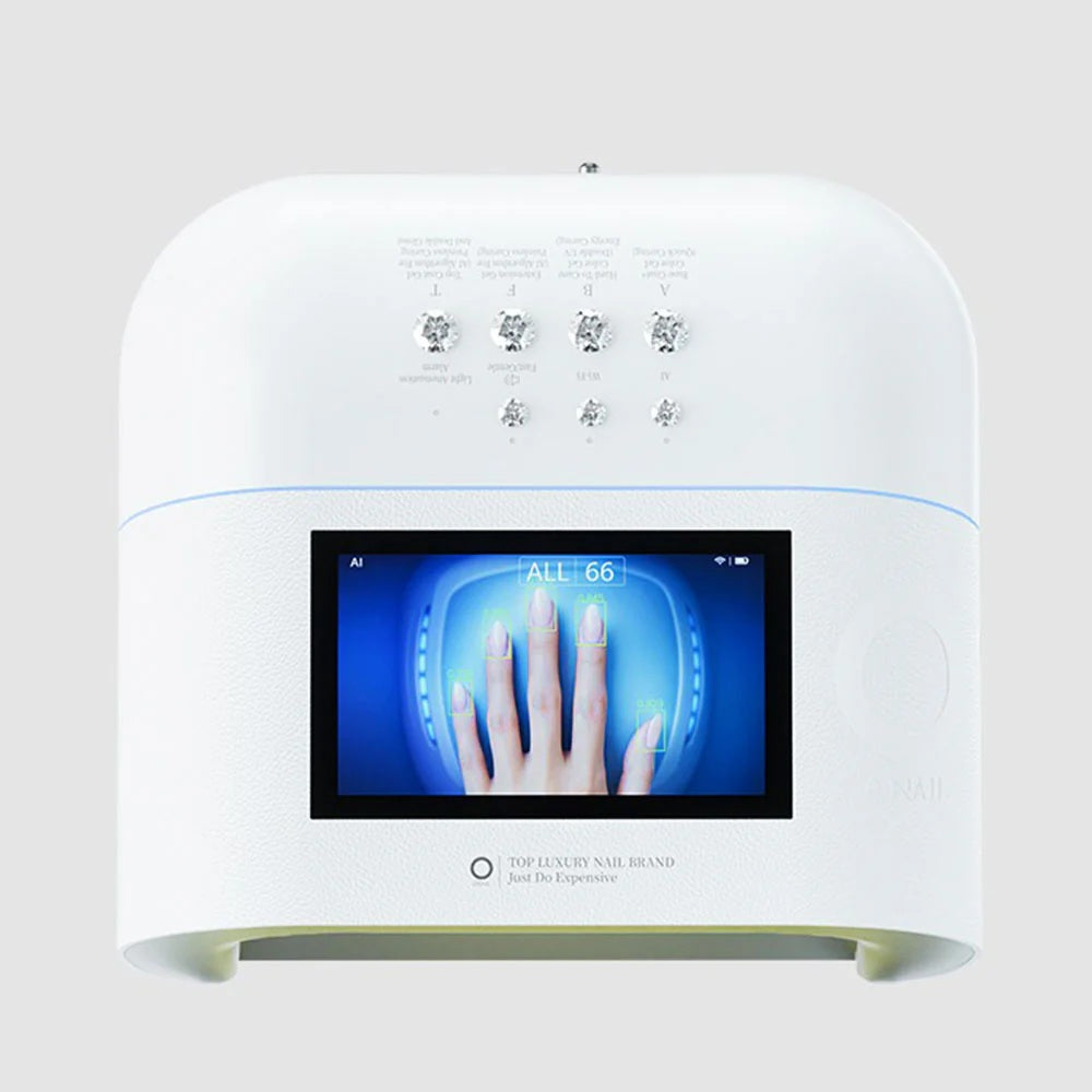 AI NAIL LAMP ホワイト O NAIL AI UV Nail Lamp for Professionals | Smart Curing, Skin-Safe