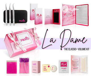 PLA (Paris Lash Academy) Lash Collection - A variety of high-quality lash products displayed in elegant packaging, now available at Take Over Nail & Lash Supplies in Bakersfield for professional and DIY lash artists