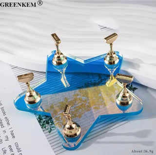 Iridescent Magnetic Nail Tip Display Stand