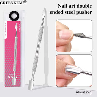 Stainless Steel Double-Ended Cuticle Pusher