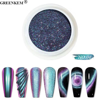5D Cat Eye Nail Powder