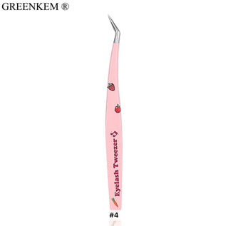 Pink Fruit & Veggie Eyelash Extension Lash Tweezers