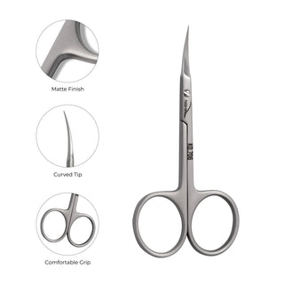 NGHIA Cuticle Scissors KD.706 /99mm (Stainless Steel)