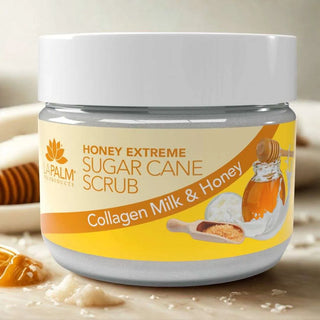 LA PALM Honey Extreme Sugar Cane Scrub "Collagen Milk & Honey"