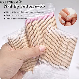 Nail Precision Cotton Swab Tip 100pcs