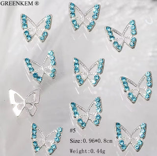 Butterfly 3D Nail Charms 2pc
