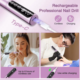 Rechargeable Nail Drill 20,000RPM