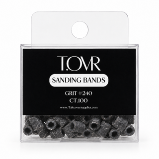 Take Over Black 3mm Sanding Bands ct.100