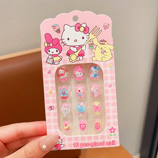 Infant Press On Nails : Hello Kitty & Friends