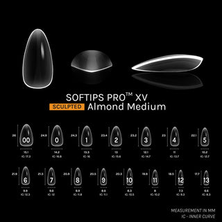 SOFGEL SOFTIPS PRO™ XV SCULPTED - ALMOND