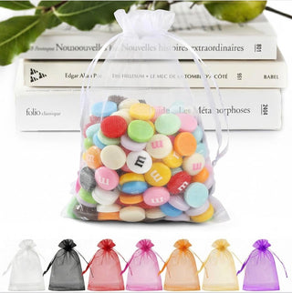 Mesh Drawstring Bags 12pc