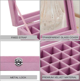 Velvet Rhinestone Case 24 Grid