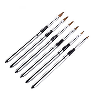 Acrylic Art Nail Brush Set 6pc