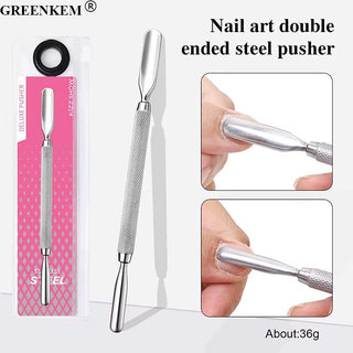 Stainless Steel Double-Ended Cuticle Pusher