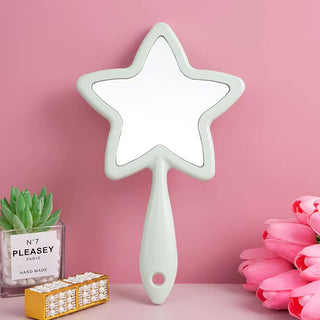 Star Shaped Hand Held Mirror