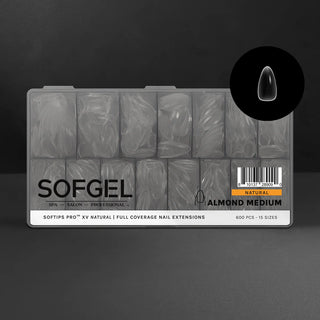 SOFGEL SOFTIPS PRO™ XV NATURAL - ALMOND