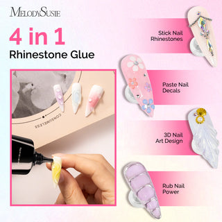 MelodySusie Nail Rhinestone Glue 30g - 2Pcs