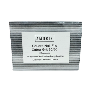 Amorie Nail File Pack 25pc 80/80