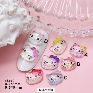 Hello Kitty Glitter Heads 5pc