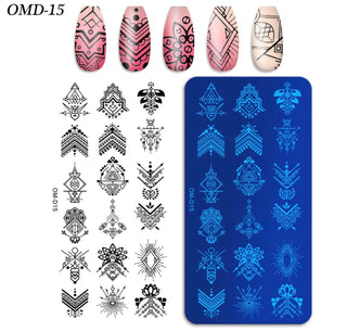 Nail Art Stamping Plate