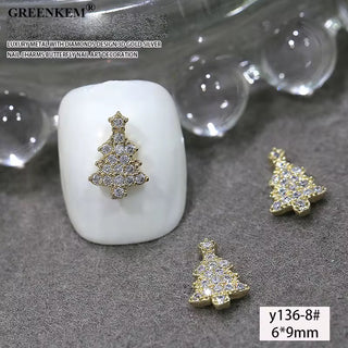 Christmas Nail Charms 2pc In a Pack