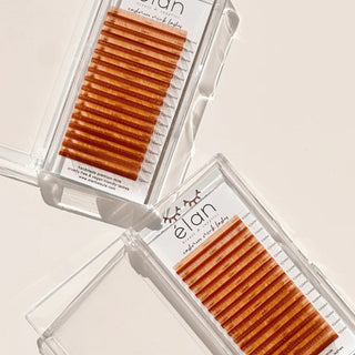 Elan Light Brown Lash Extensions