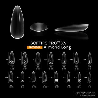 SOFGEL SOFTIPS PRO™ XV NATURAL - ALMOND