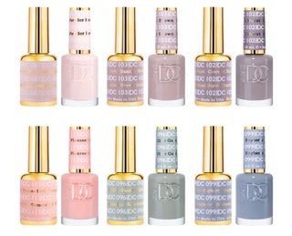 DND DC Neutral Gel & Lacquer Duos - 6pc Bundle