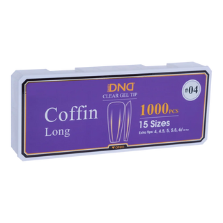 DND SOFT GEL TIPS - COFFIN