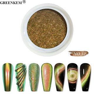 5D Cat Eye Nail Powder