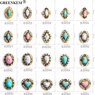 Retro Vintage Nail Charms 2pc In a Pack