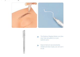 Eyebrow Tool Fine Oil Professional Marking Pen for Precise Eyebrow Mapping