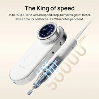 O NAIL AI Precision Nail Drill – Professional Electric Nail File with 50,000 RPM