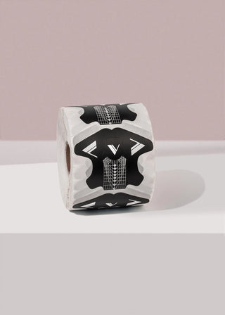 V Beauty Pure Nail Forms Matte Black- Short