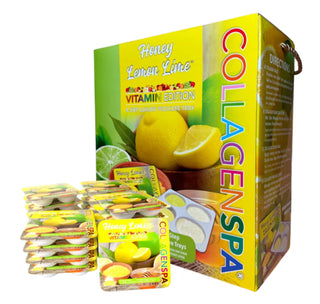 LA PALM COLLAGEN SPA 4-Step Luxury Pedicure Tray ct.24 Honey Lemon Lime