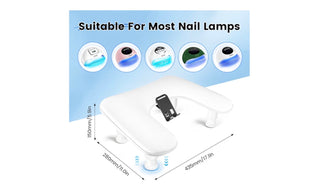 Arm Rest Pillow with Rotating Phone Stand