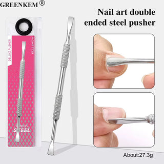 Stainless Steel Double-Ended Cuticle Pusher
