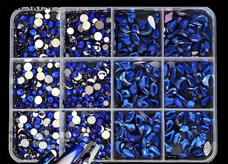 Rhinestone 12 Grid Pack
