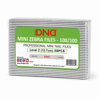 DND Professional Mini Zebra Nail Files