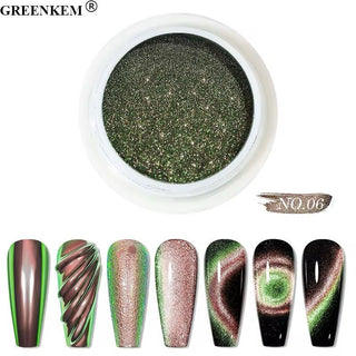 5D Cat Eye Nail Powder