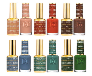 DND DC Fall Tones Gel & Lacquer 6pc Bundle