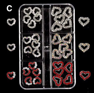 Heart Nail Decals Pack